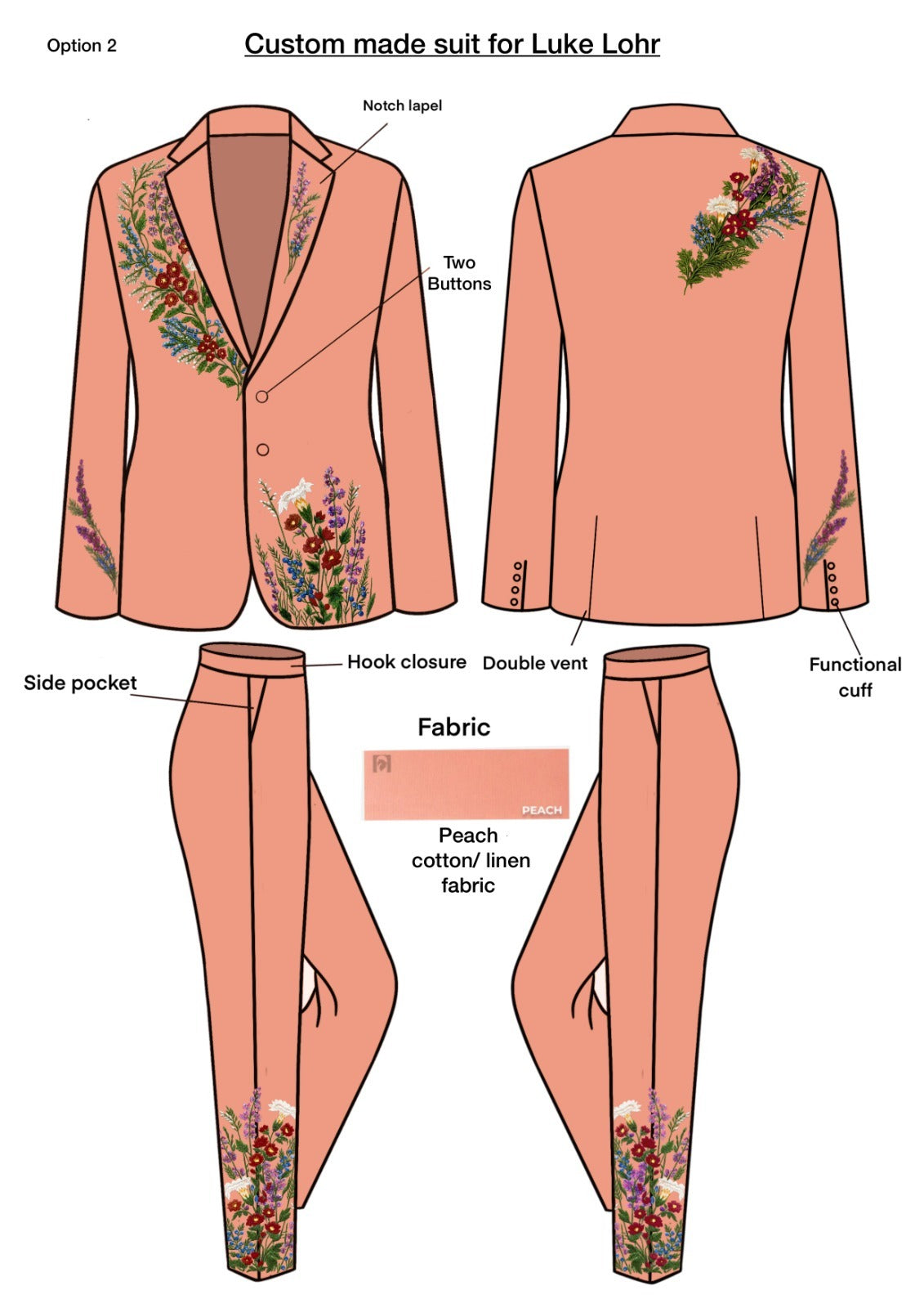 Custom made Suit for Luke Lohr Addicted Bespoken