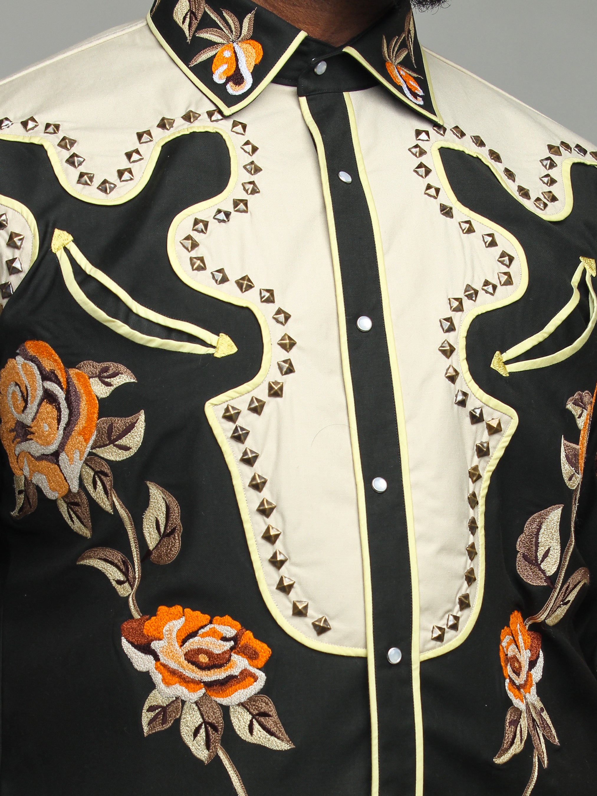 Metal Studded Cowboy Shirt | Addicted Bespoken