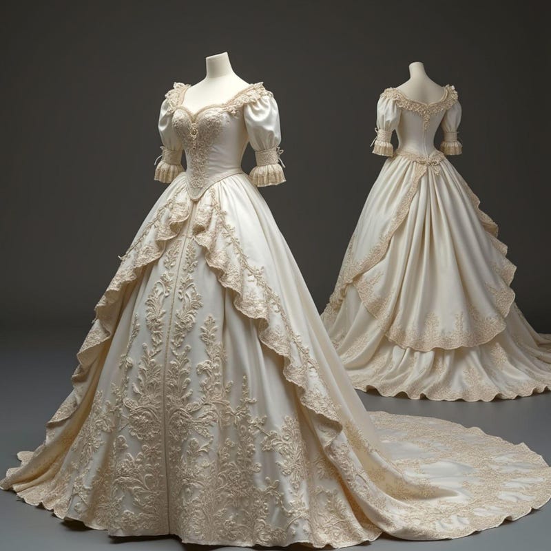 Rococo Aristocratic Gown–Baroque Elegance for Majestic Gatherings