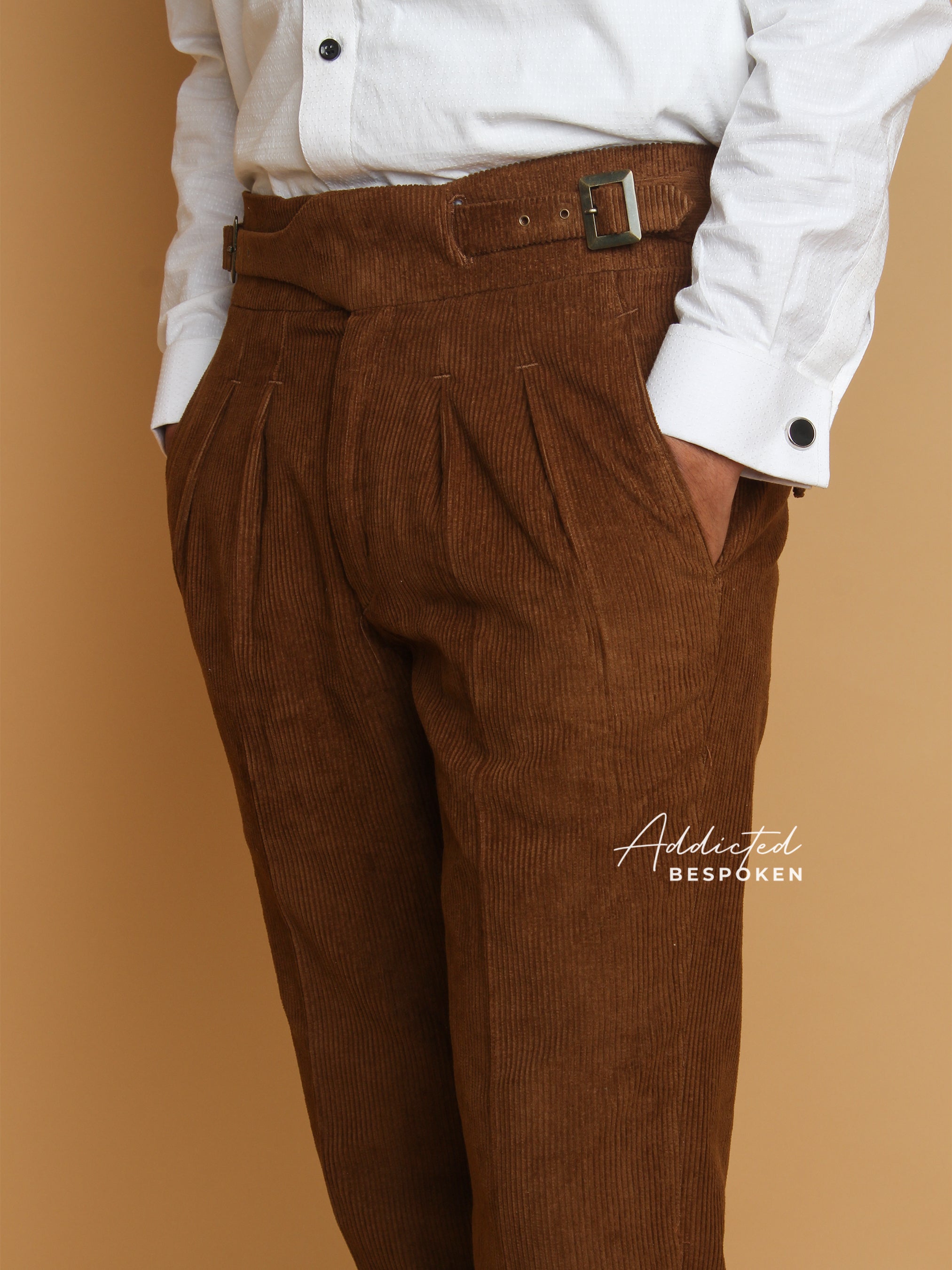 Classic Brown Gurkha Pants | Addicted Bespoken