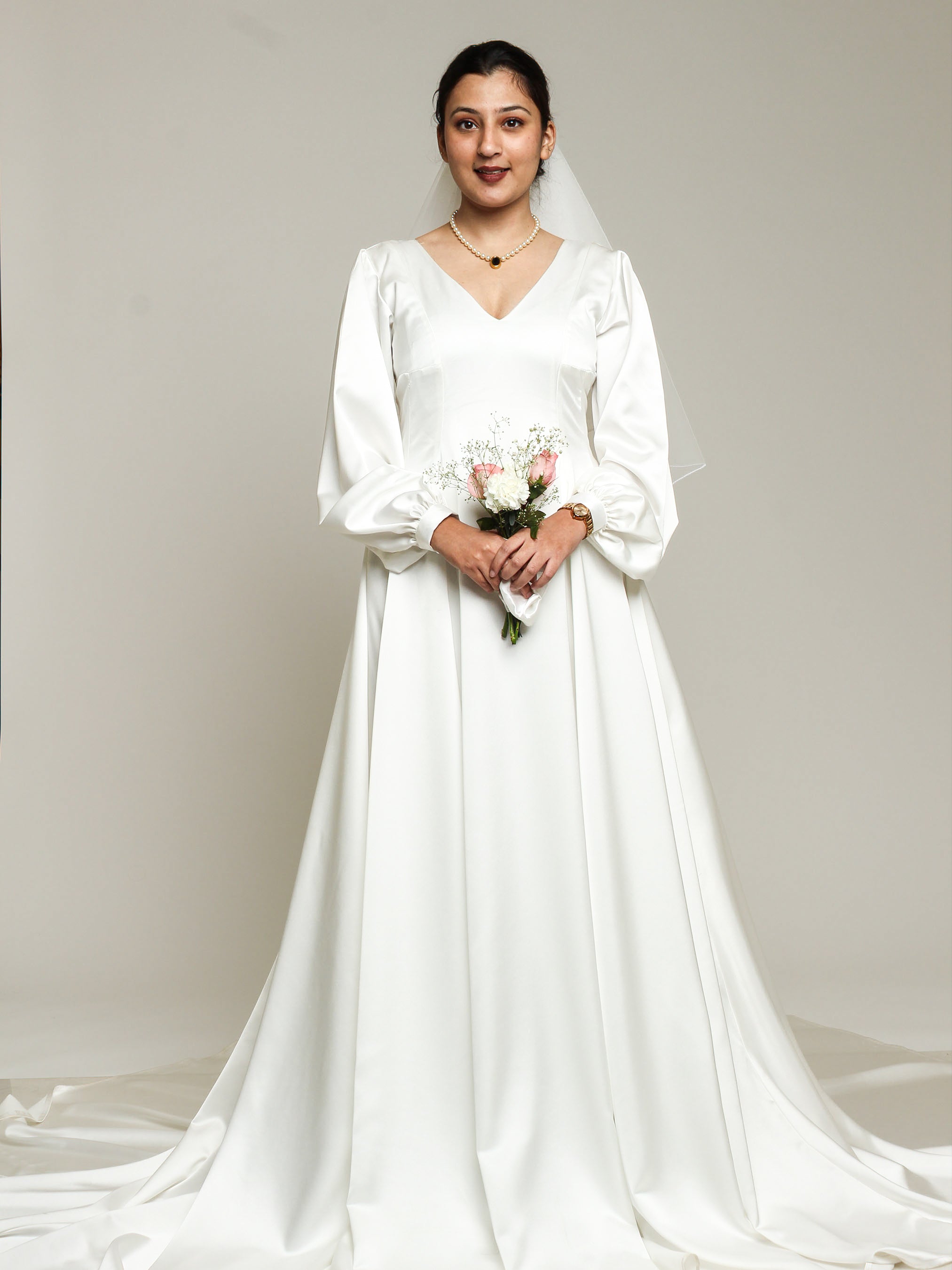 Bishop Sleeve Bridal Gown Addicted Bespoken