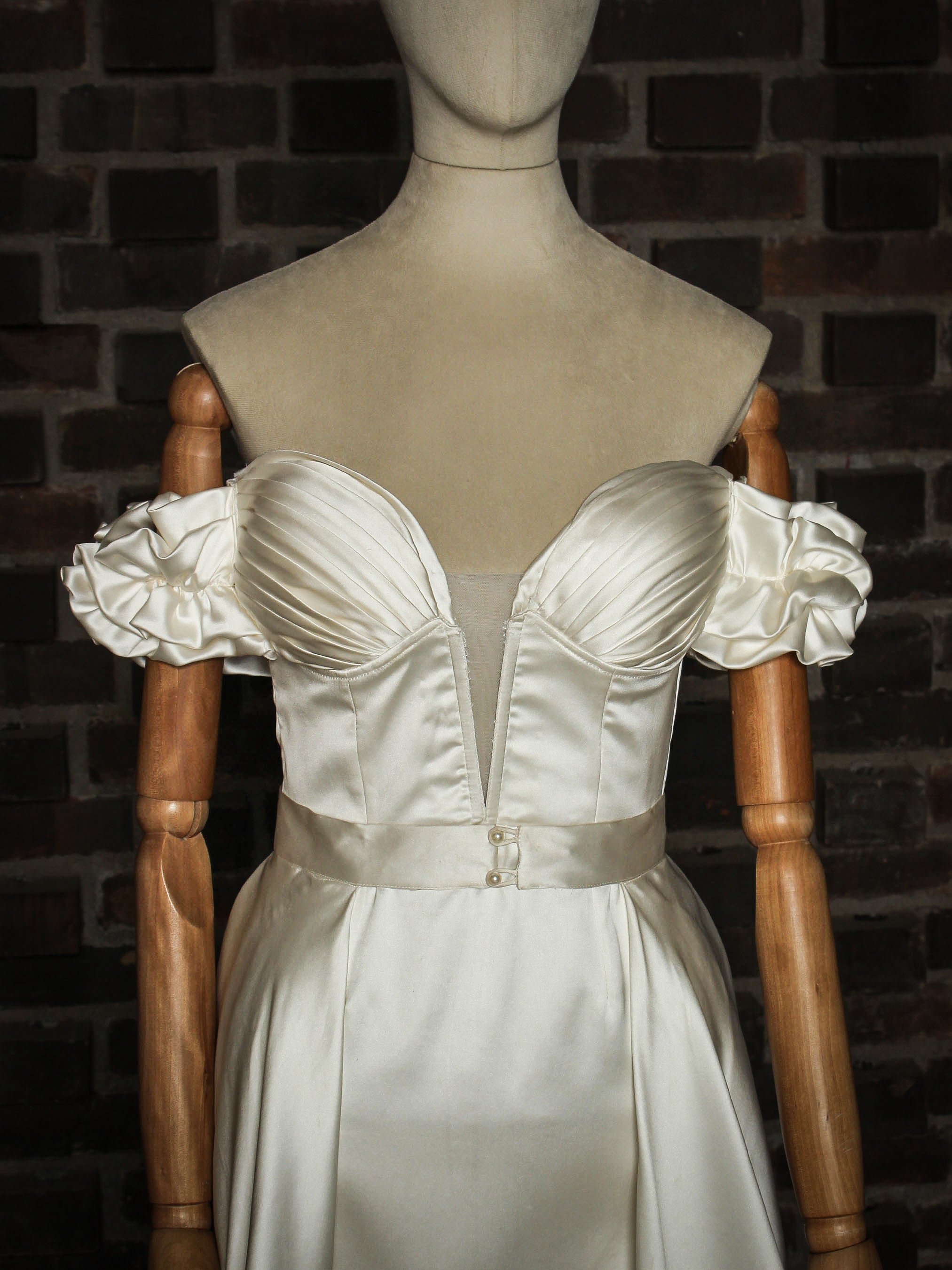 Off Shoulder Bridal Gown Addicted Bespoken