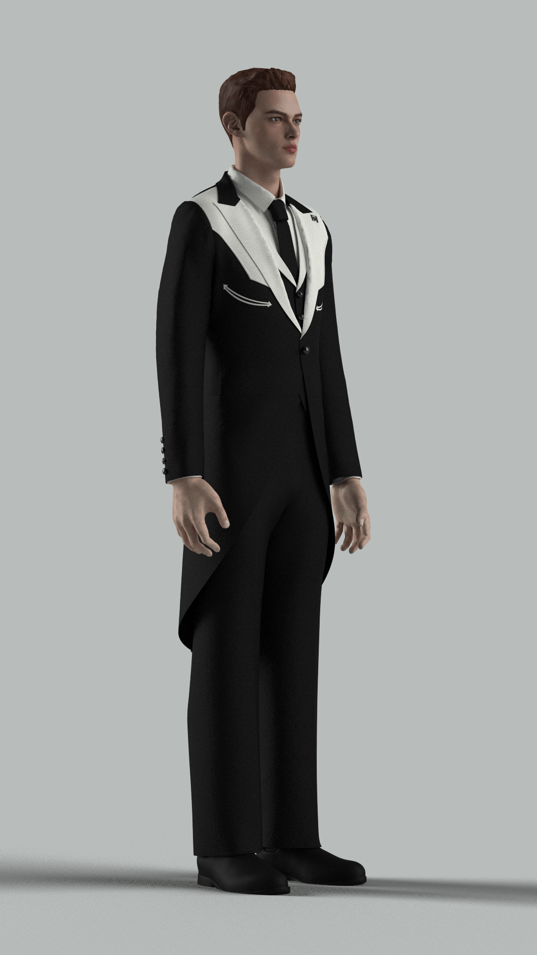 Custom made 3pc suit for Dallas + shirt
