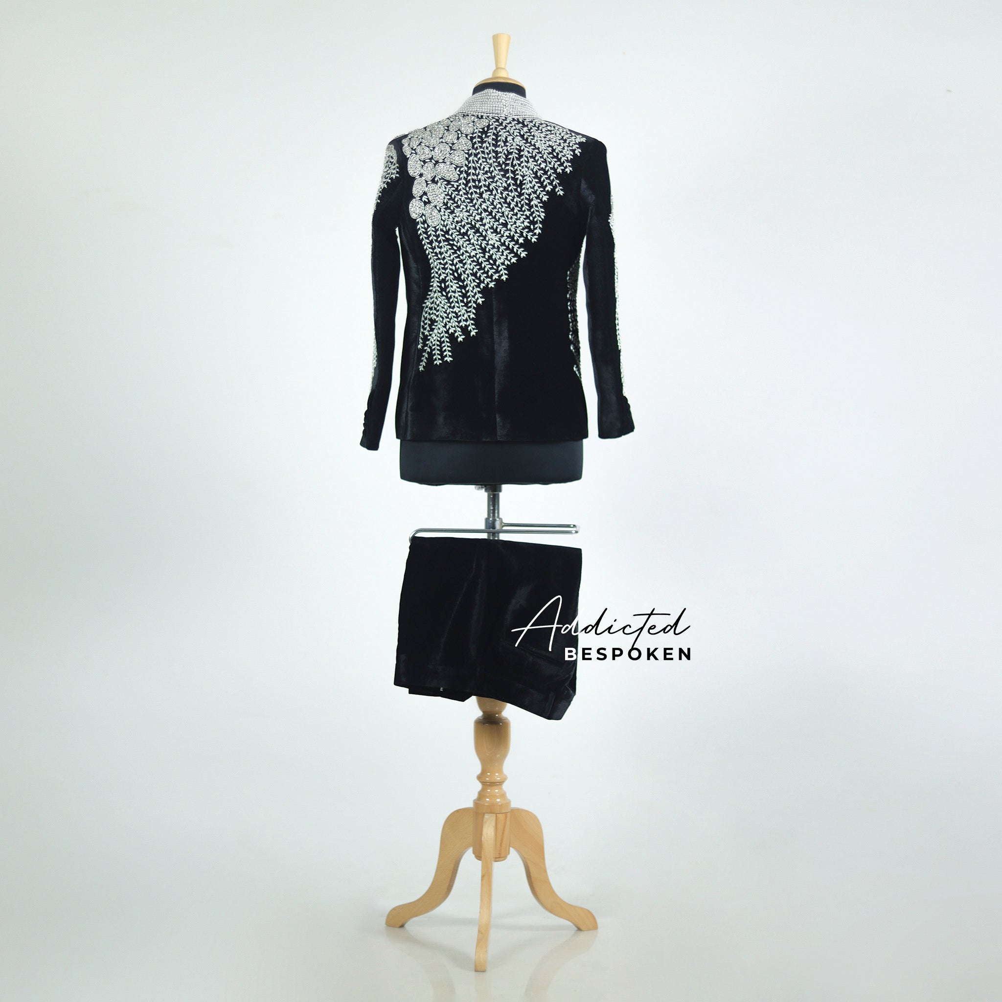 Embroidered back