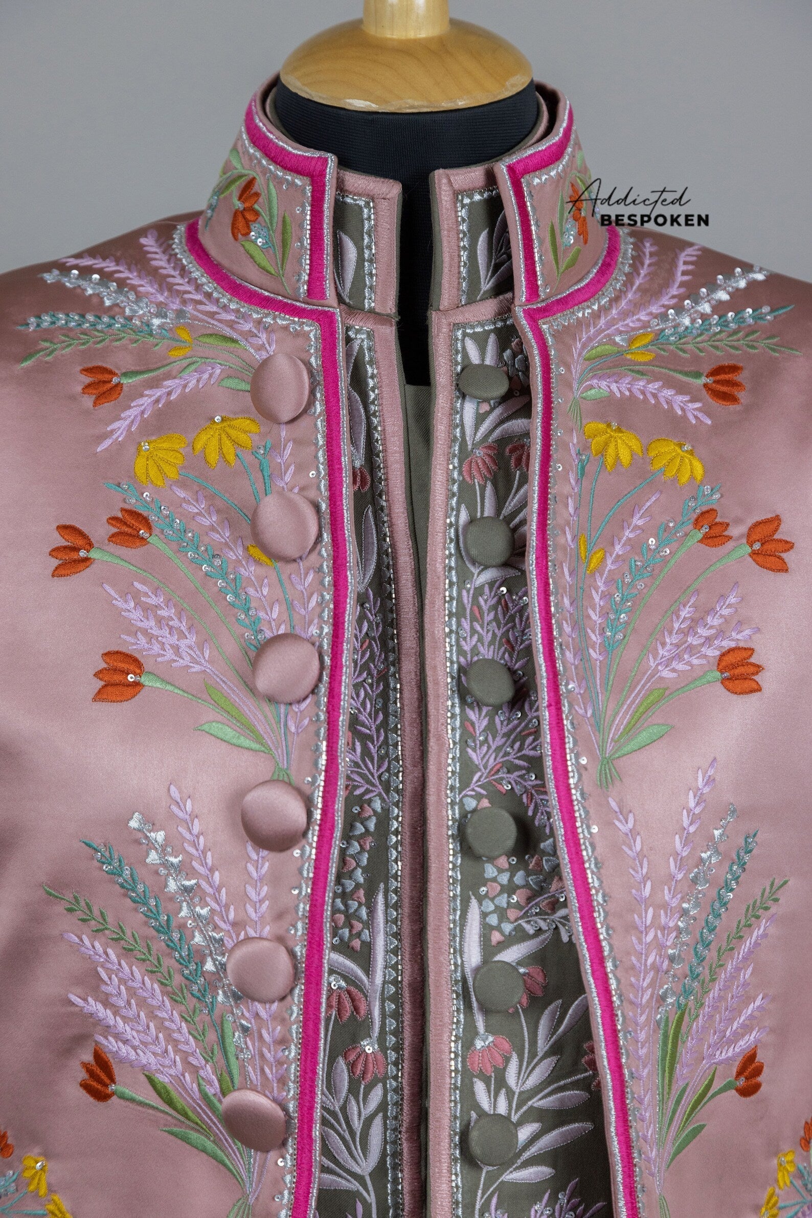 Luxurious Floral Couture Suit