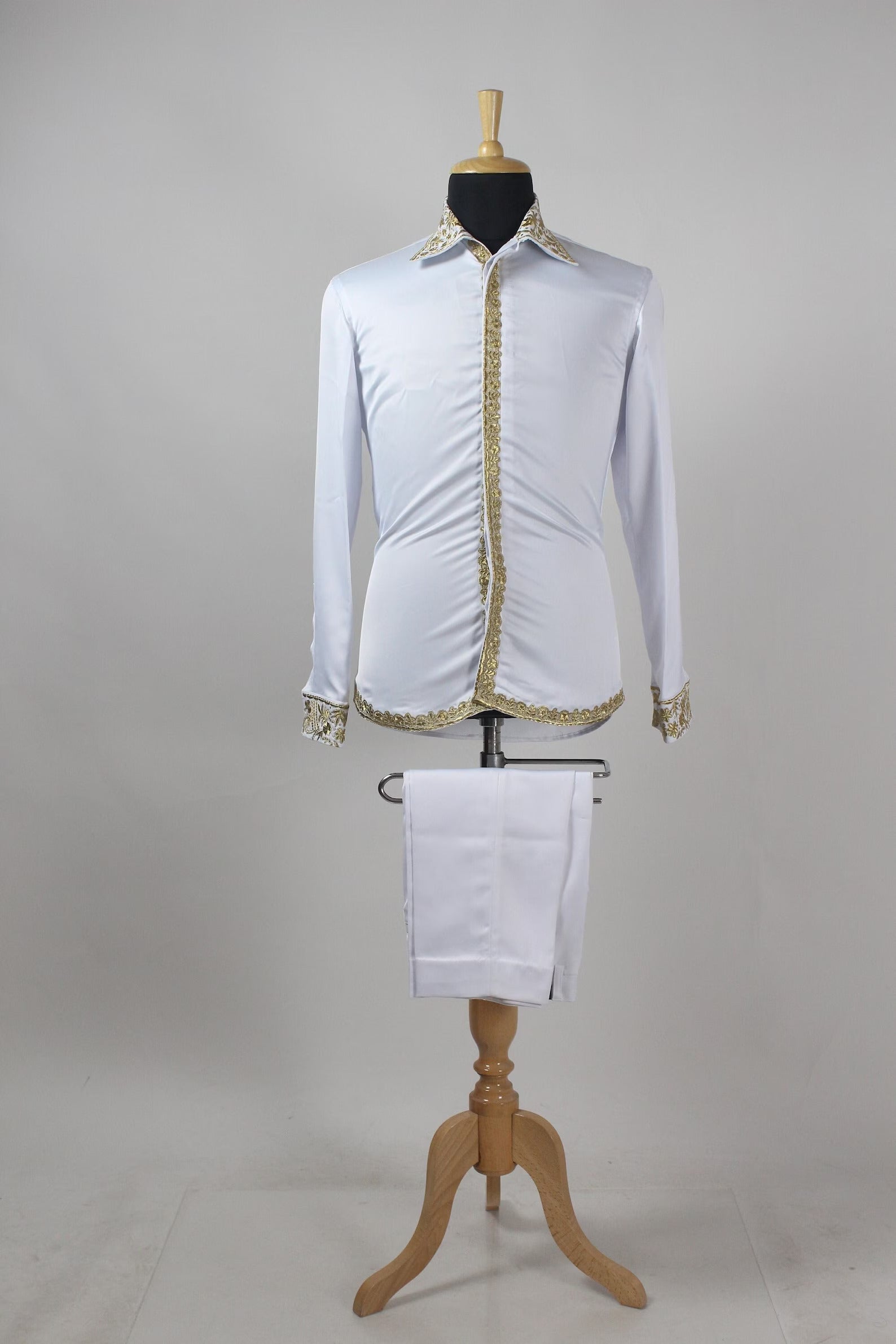 Designer Chic White Suit